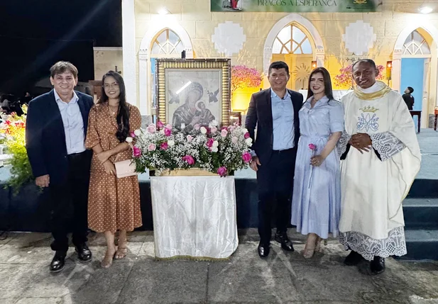 Deputado Rubens Vieira e o prefeito de Bom Princípio do Piauí