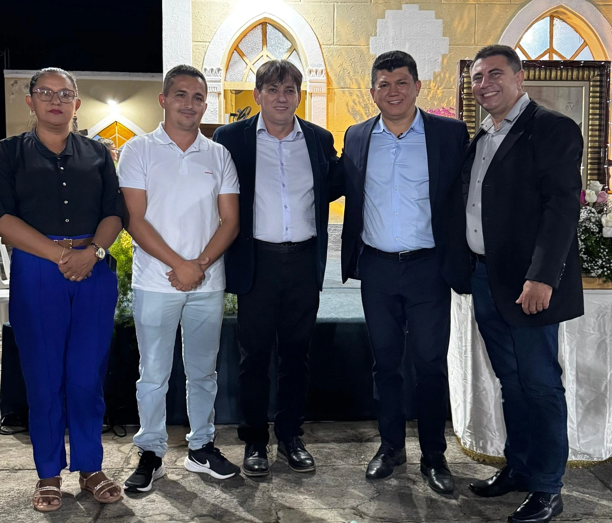 Deputado Rubens Vieira nos festejos de Bom Princípio do Piauí
