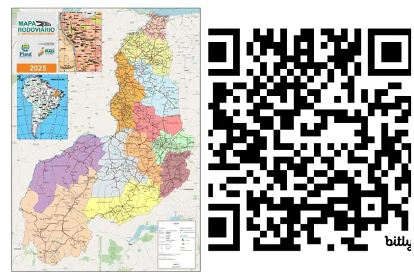 DER disponibiliza Mapa Rodoviário 100% atualizado para a população via QR code