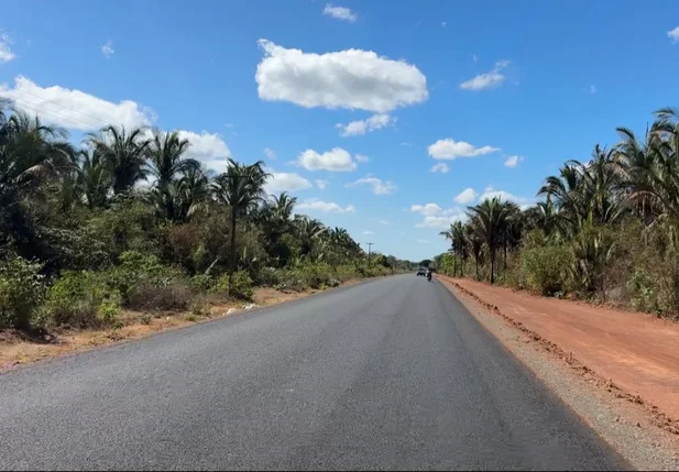 DER-PI finaliza obra da BR 222 entre São João do Arraial e Matias Olímpio em setembro