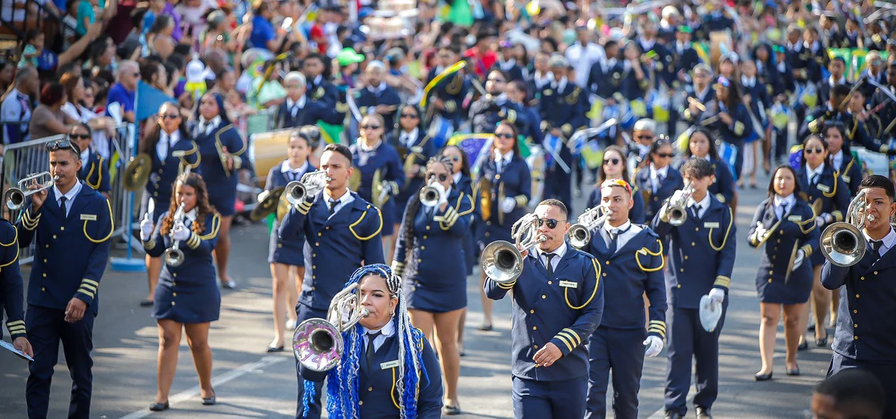 Desfile Cívico em Teresina
