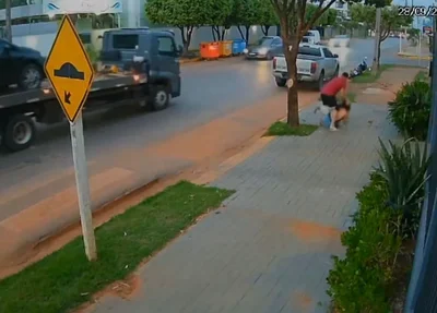 Empresário flagrado agredindo mulher no Mato Grosso