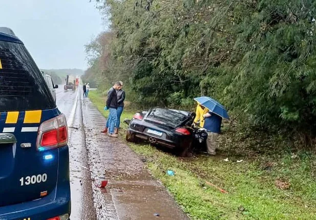 Empresário morre em acidente duas horas após comprar Porsche no RS
