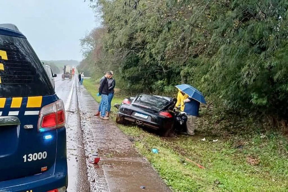 Empresário morre em acidente duas horas após comprar Porsche no RS