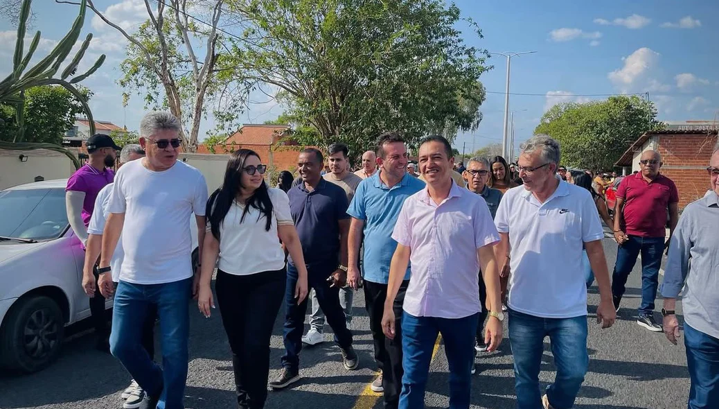 Entrega de obras em São Gonçalo do Piauí