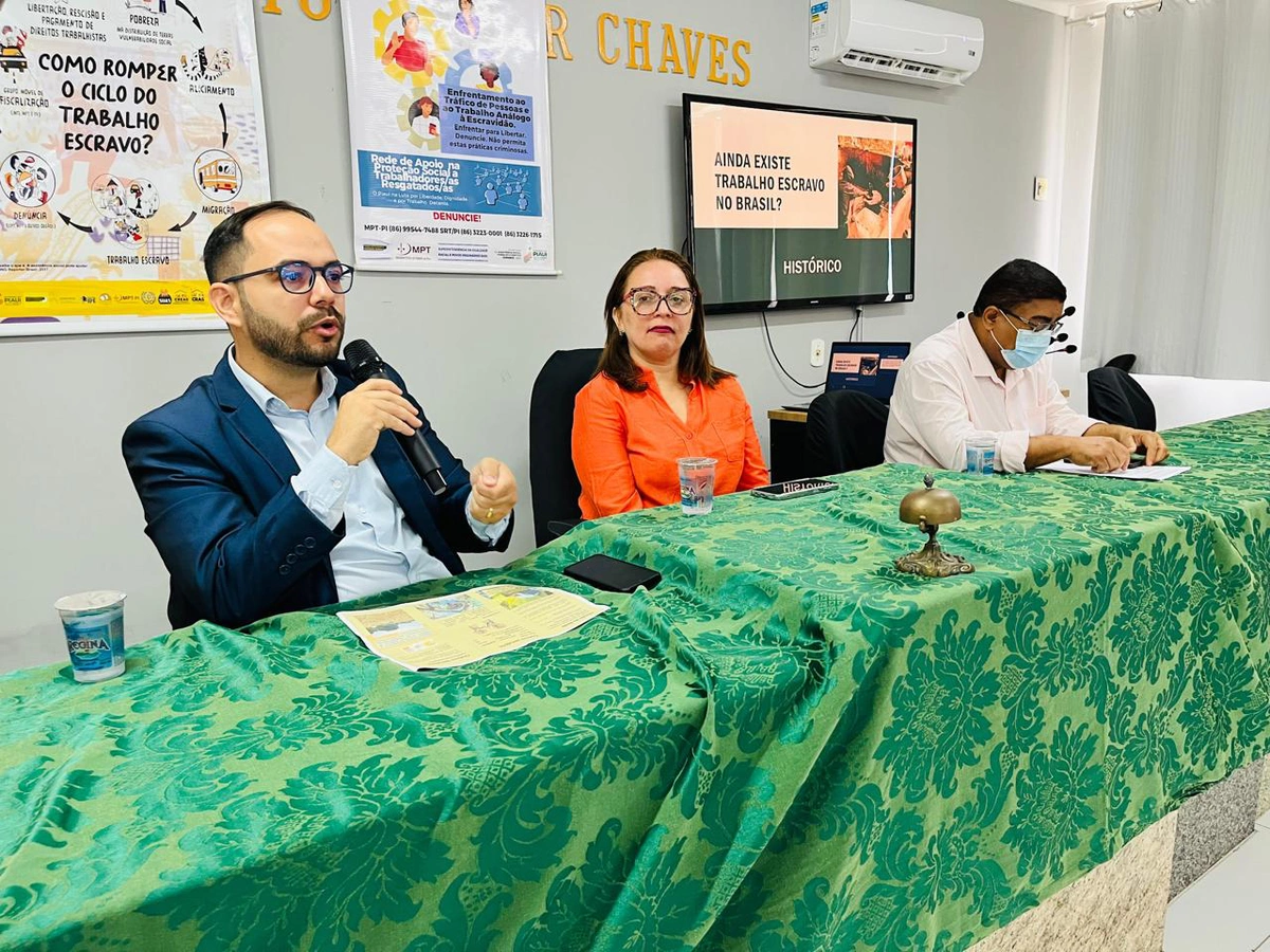Esperantina realiza treinamento sobre atendimento a vítimas de trabalho análogo à escravidão