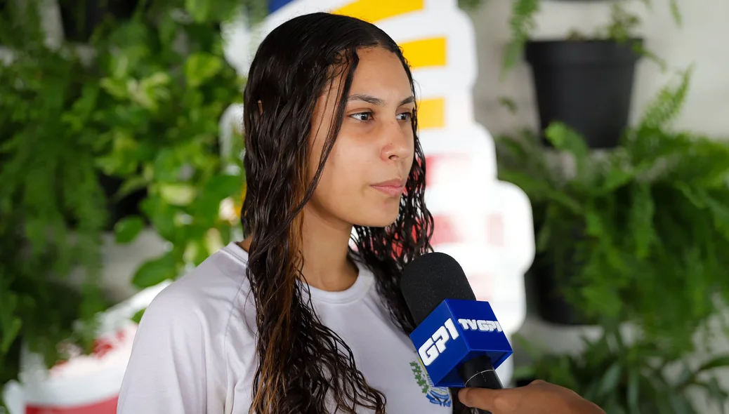 Estudante Milena Evelyn