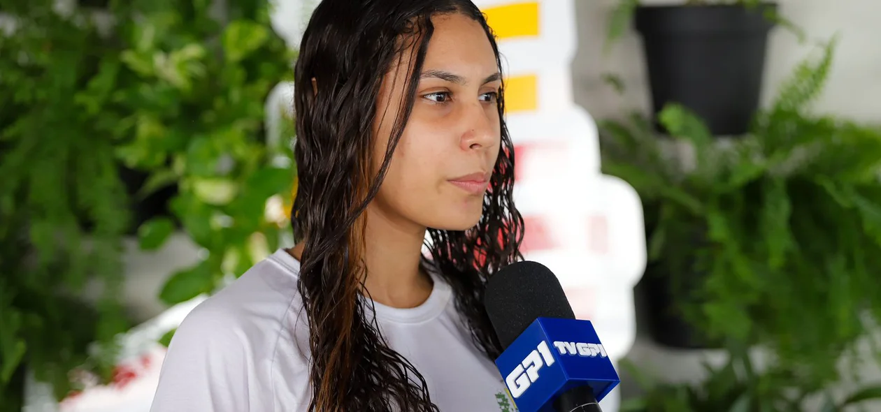 Estudante Milena Evelyn