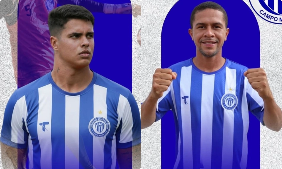 Goleiro Marcus Vinícius e meia Weltin