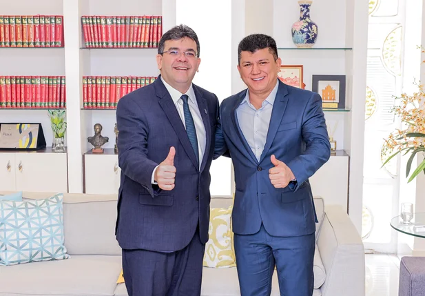 Governador Rafael Fonteles e Rubens Vieira