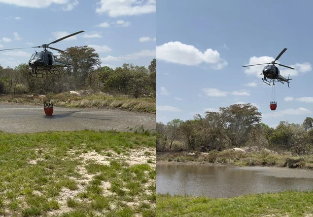Helicóptero do Batalhão de Operações Aéreas