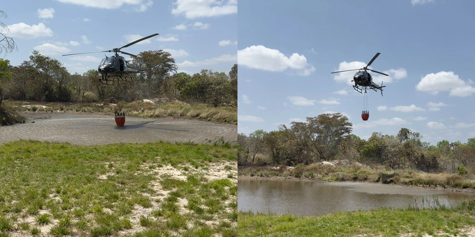 Helicóptero do Batalhão de Operações Aéreas