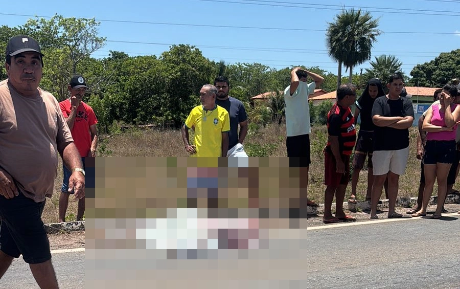 Homem morre em acidente entre moto e carro na BR 402 em Cajueiro da Praia