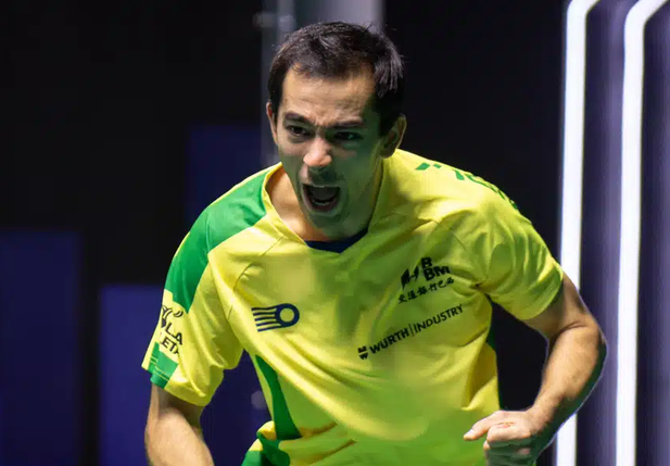 Hugo Calderano vence na estreia do WTT Macau 2025
