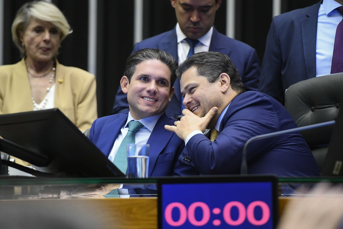 Hugo Motta e Davi Alcolumbre