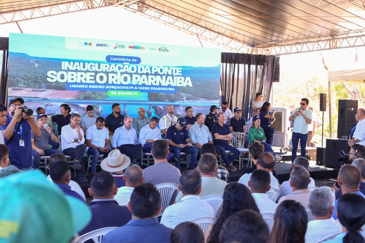 Inauguração de ponte entre Piauí e Maranhão