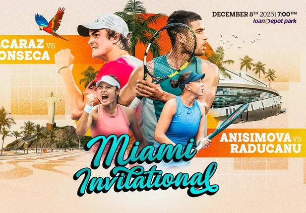 João Fonseca vai enfrentar Alcaraz em exibição em Miami, em dezembro