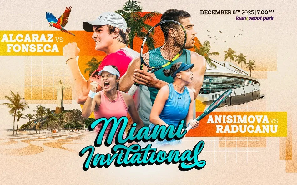 João Fonseca vai enfrentar Alcaraz em exibição em Miami, em dezembro
