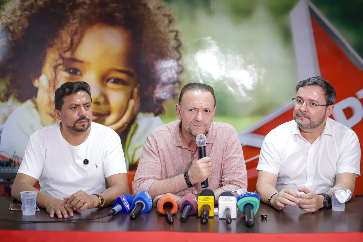 João Pereira, Edinho Silva e Fábio Novo