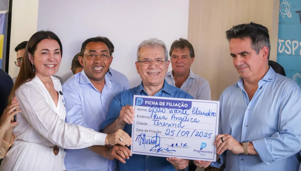 João Vicente Claudino se filia ao PP