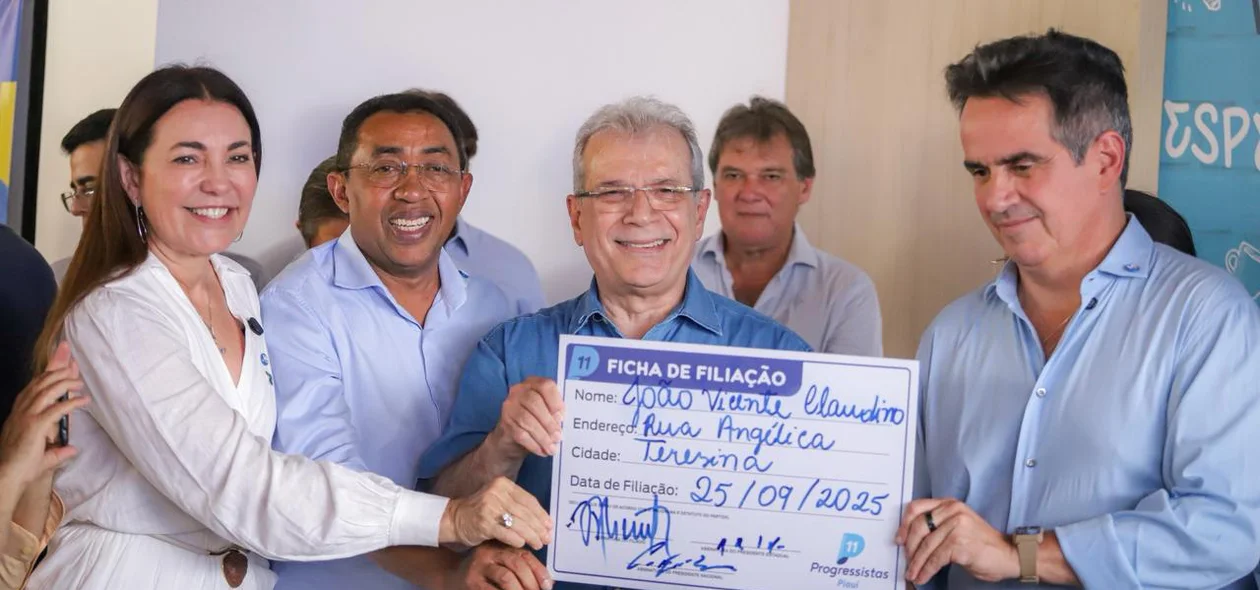 João Vicente Claudino se filia ao PP