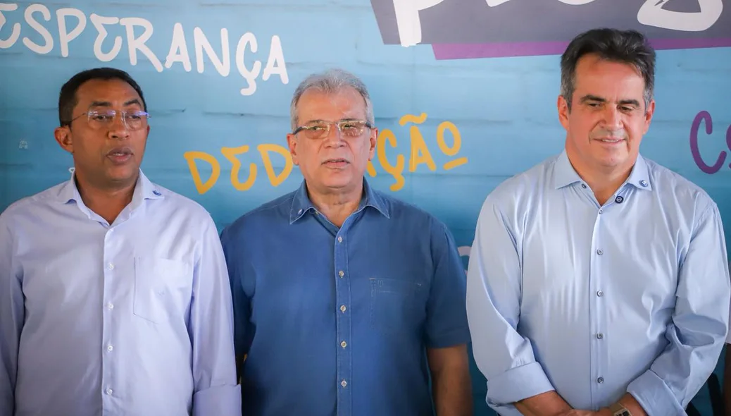 Joel Rodrigues, João Vicente Claudino e Ciro Nogueira