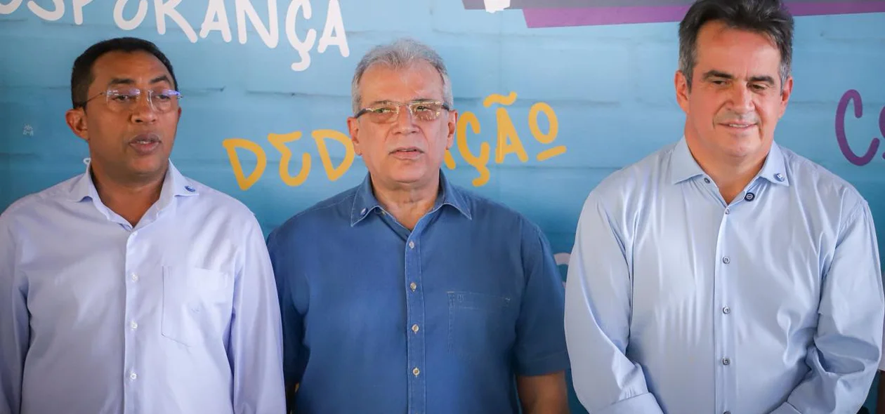 Joel Rodrigues, João Vicente Claudino e Ciro Nogueira