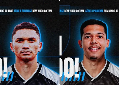 Junyel e Mathirso Alves, novos reforços do Teresina Esporte Clube