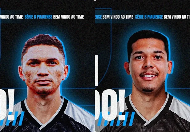 Junyel e Mathirso Alves, novos reforços do Teresina Esporte Clube