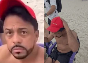 Líder do Comando Vermelho é preso enquanto bebia em praia no RJ; veja momento