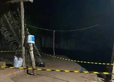 Local do onde um dos corpos foi localizado no povoado Laranjeiras, em Amarante