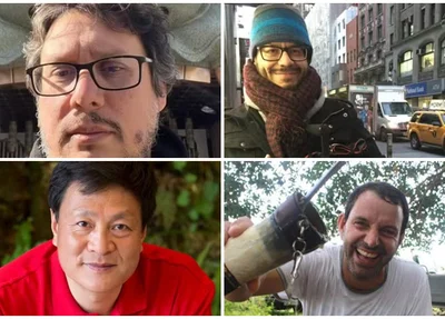 Luiz Fernando Ferraz, Rubens Crispim Jr, Kongjian Yu e Marcelo Pereira de Barros