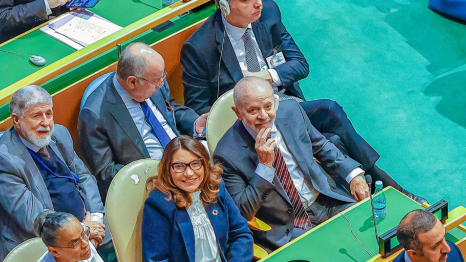 Lula, Janja e autoridades brasileiras na Assembleia-Geral da ONU