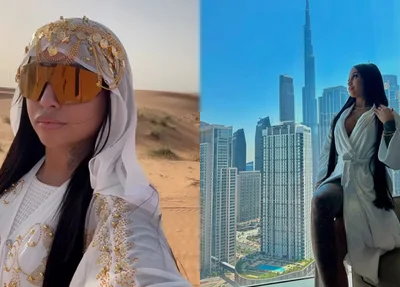 Maria Vitória, conhecida como DJ Latina, em Dubai
