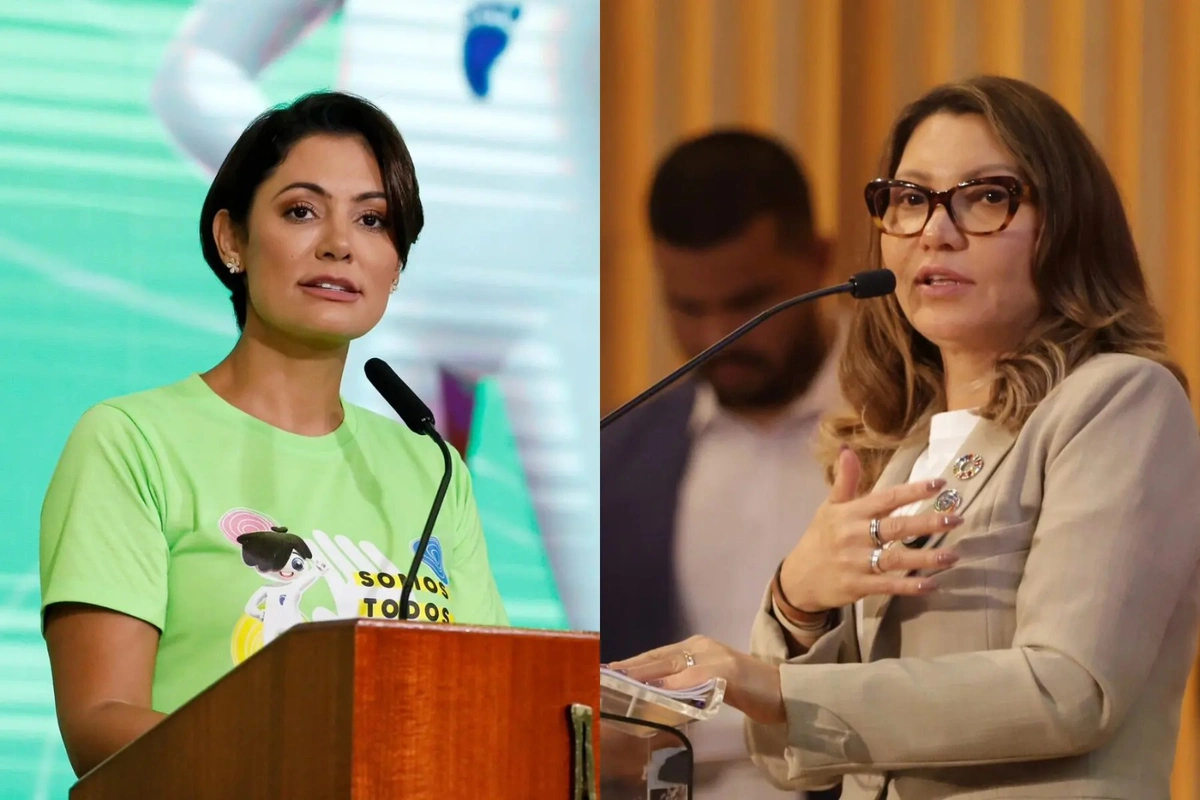 Michelle Bolsonaro e Janja