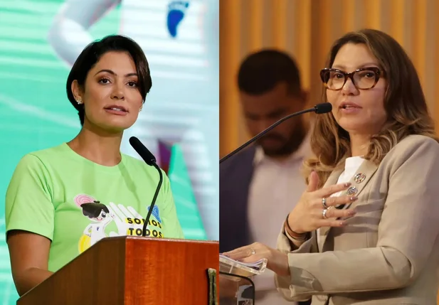 Michelle Bolsonaro e Janja