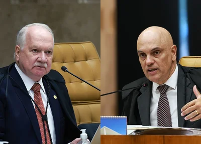 Ministros Edson Fachin e Alexandre de Moraes