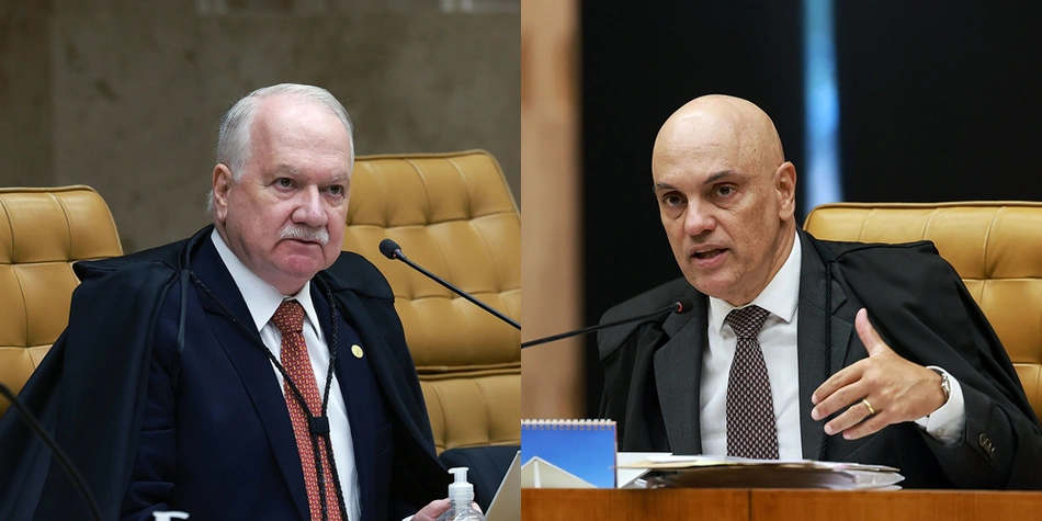 Ministros Edson Fachin e Alexandre de Moraes