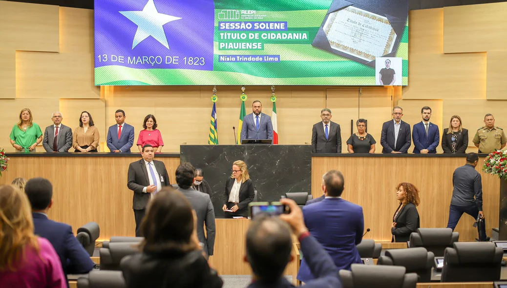 Momento da solenidade