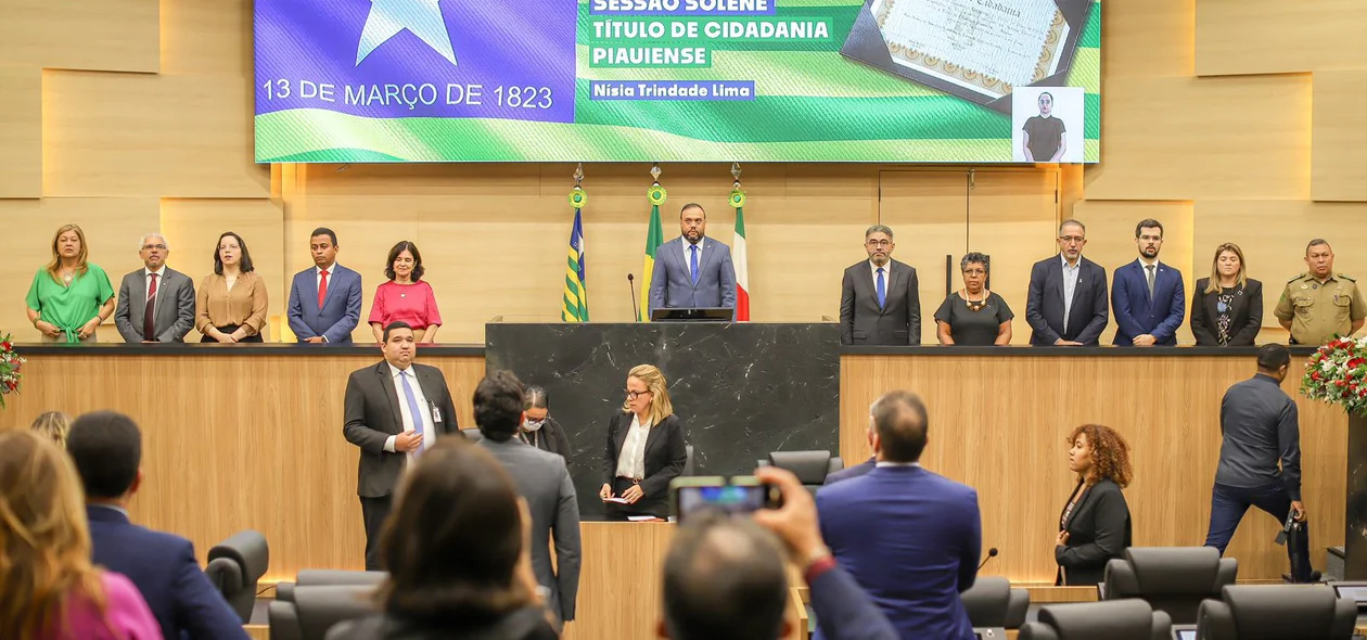 Momento da solenidade