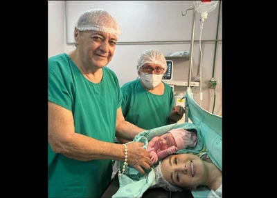 Nasce Maria Cristina, neta primogênita do ex-prefeito Firmino Filho