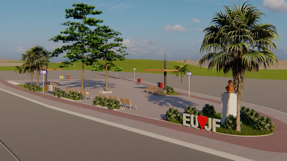 Nova praça em José de Freitas