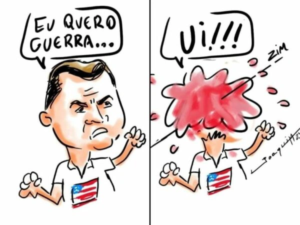 O cartunista teresinense Joaquim Monteiro é alvo de críticas após charge sobre assassinato de Charlie Kirk