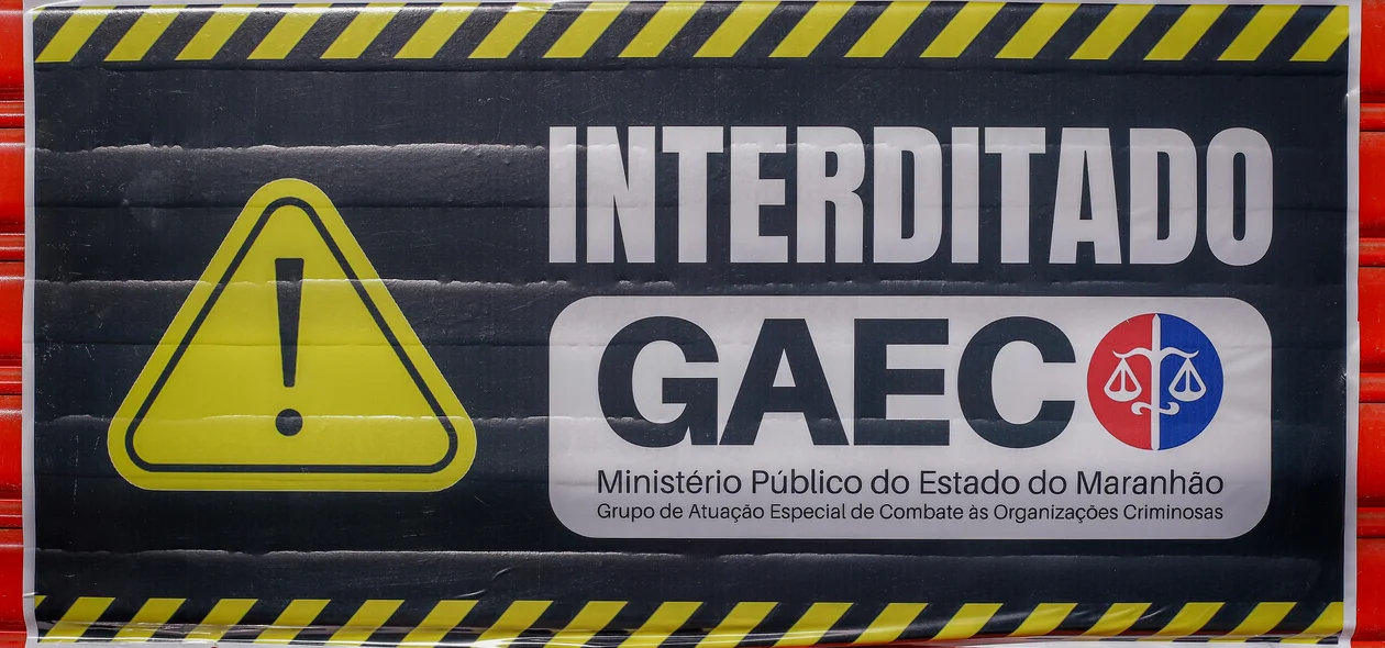 O local foi interditado pelo GAECO