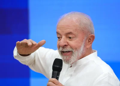 O presidente Luiz Inácio Lula da Silva