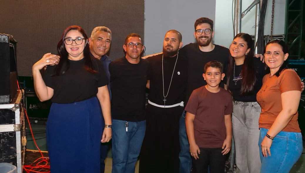 O show celebrou a fé e a fraternidade da cidade