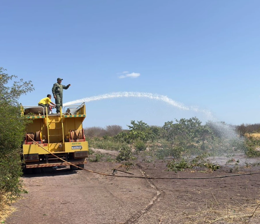 Operação de combate a incêndio em São Raimundo Nonato