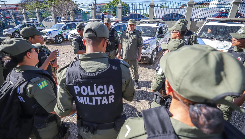 Os novos policiais foram divididos por toda Teresina