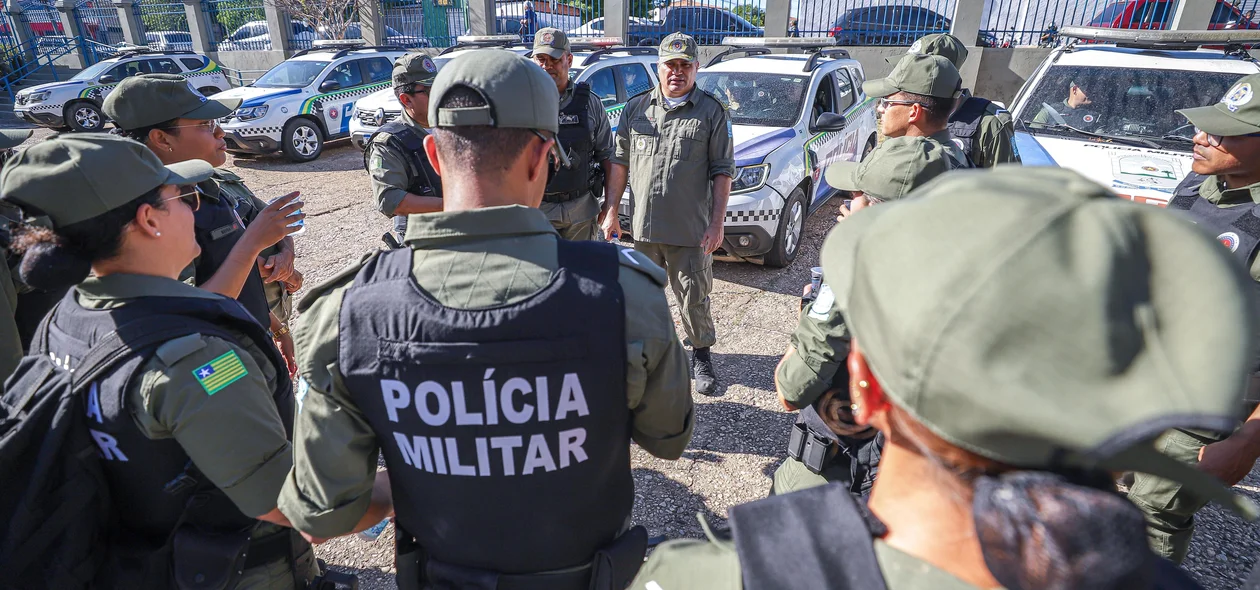 Os novos policiais foram divididos por toda Teresina
