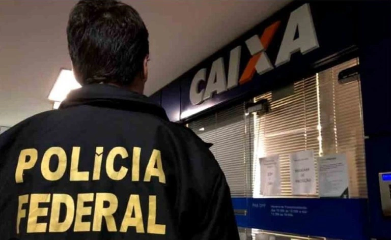 Polícia Federal prendeu dupla que saía de agência da Caixa